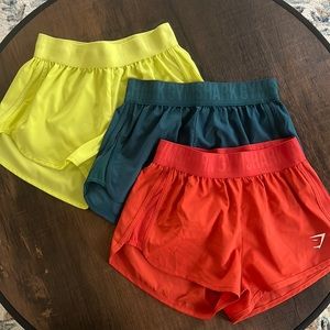 Gymshark Running shorts (set of 3)